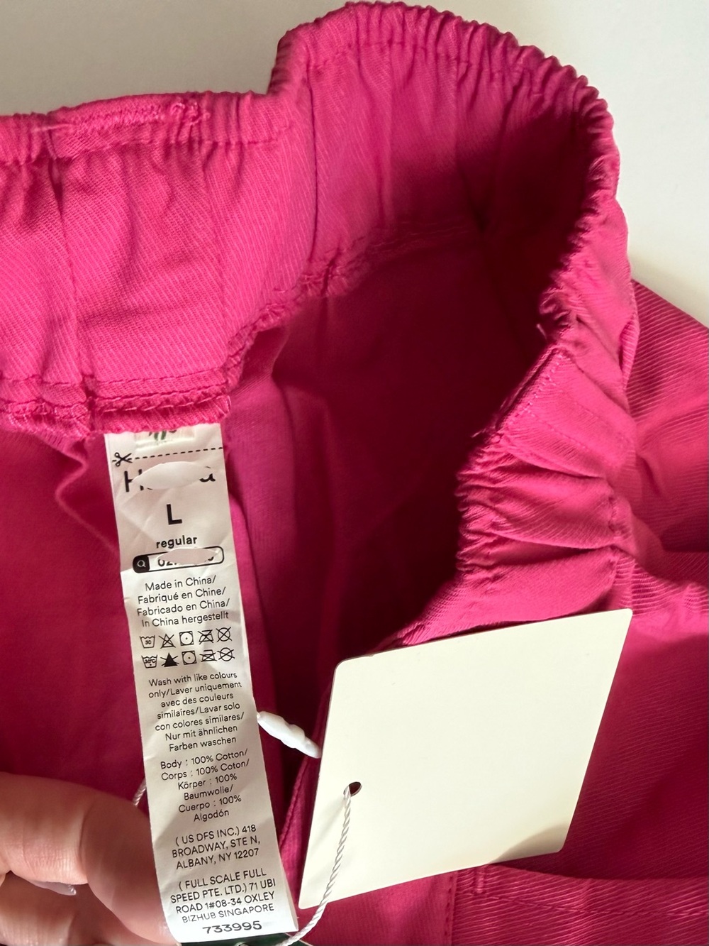 Halara Mid Rise Casual Joggers with Pockets in Pink size L Large NWT - Picture 11 of 15